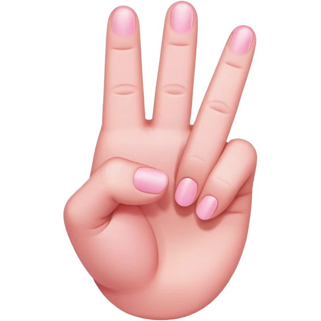 light pink middle finger emoji