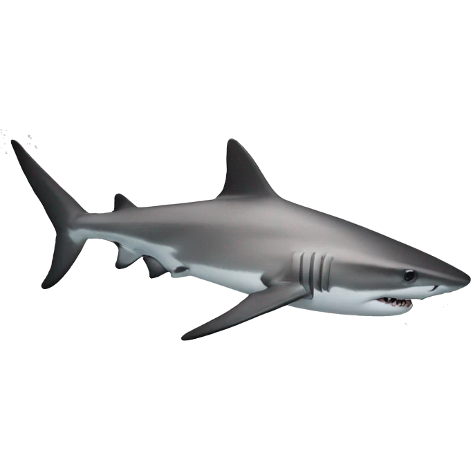 Blacktip shark emoji
