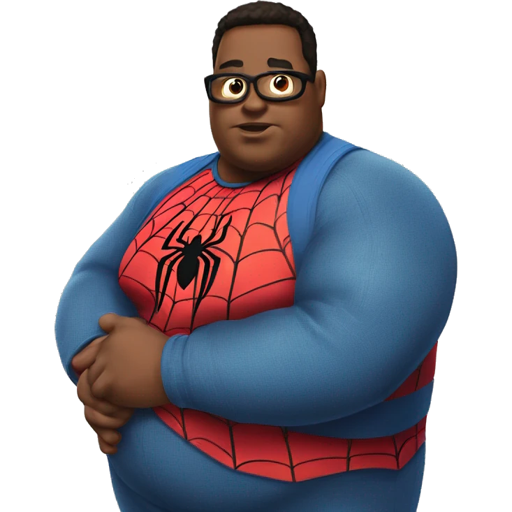 Fat very fat spiderman 2 emoji
