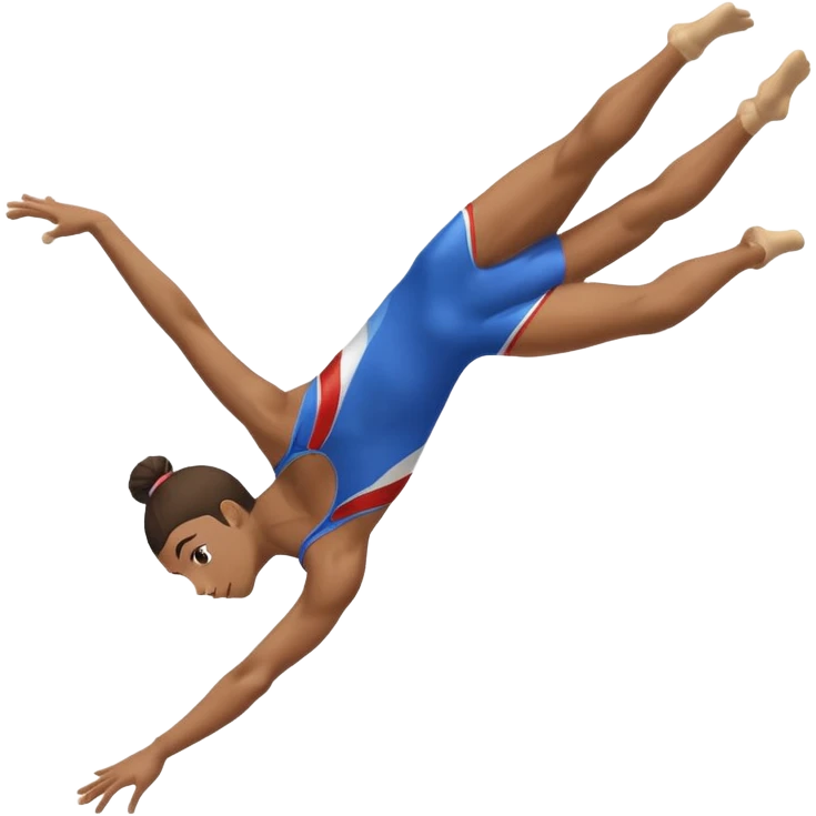 gymnast flip / cartwheel action emoji