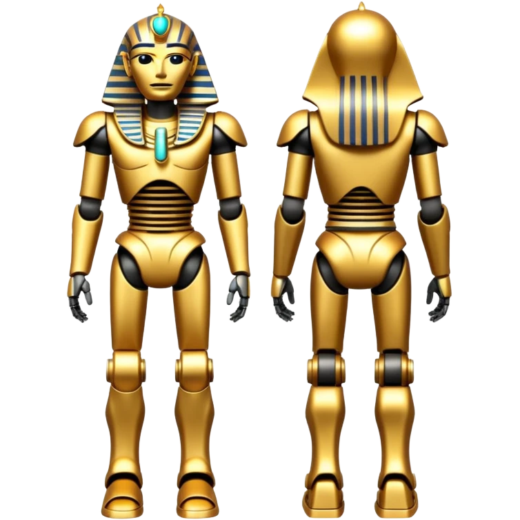 Pharaoh Robot full body  emoji