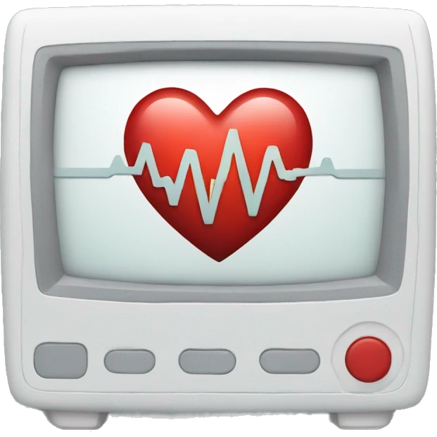 heart monitor emoji