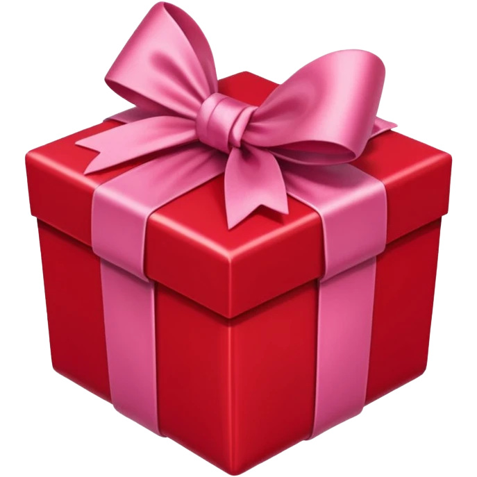 red gift box with pink bow emoji