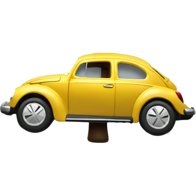 Volkswagen Beetle tree ornament emoji