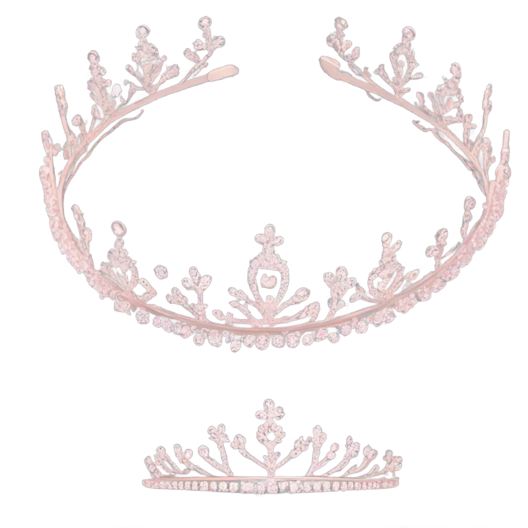 soft pink tiara princess pretty emoji