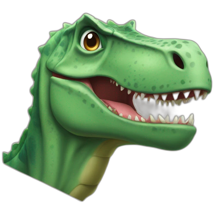 Dinosaures sur un chat qui est sur Cristiano Ronaldo emoji