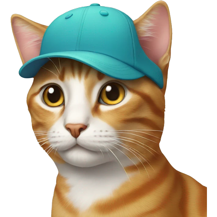 cat wearing cap emoji