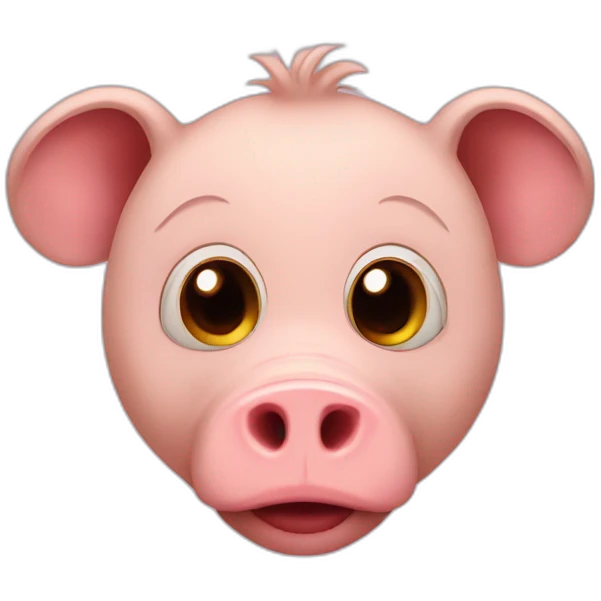 Pig-monkey emoji