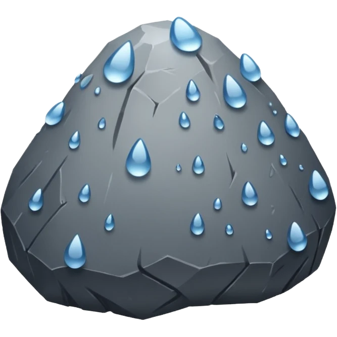 67 rain rock emoji