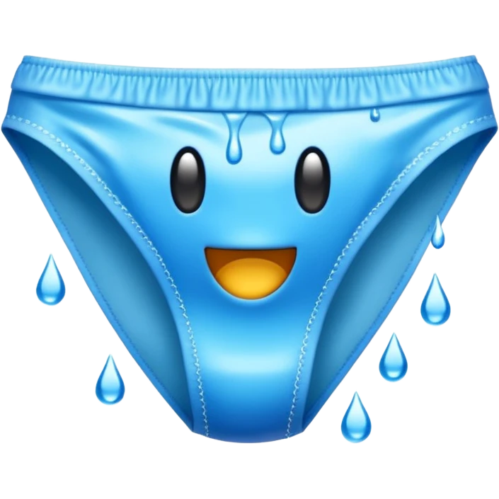 emoji underwear dripping with water emoji