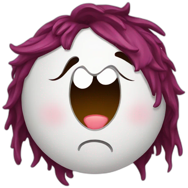 disheveled girl berry emoji