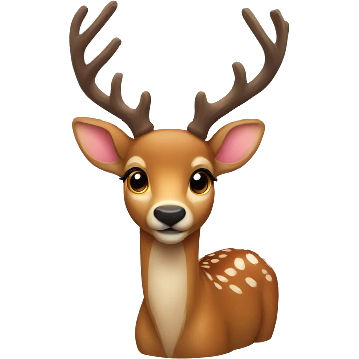 deer in love emoji