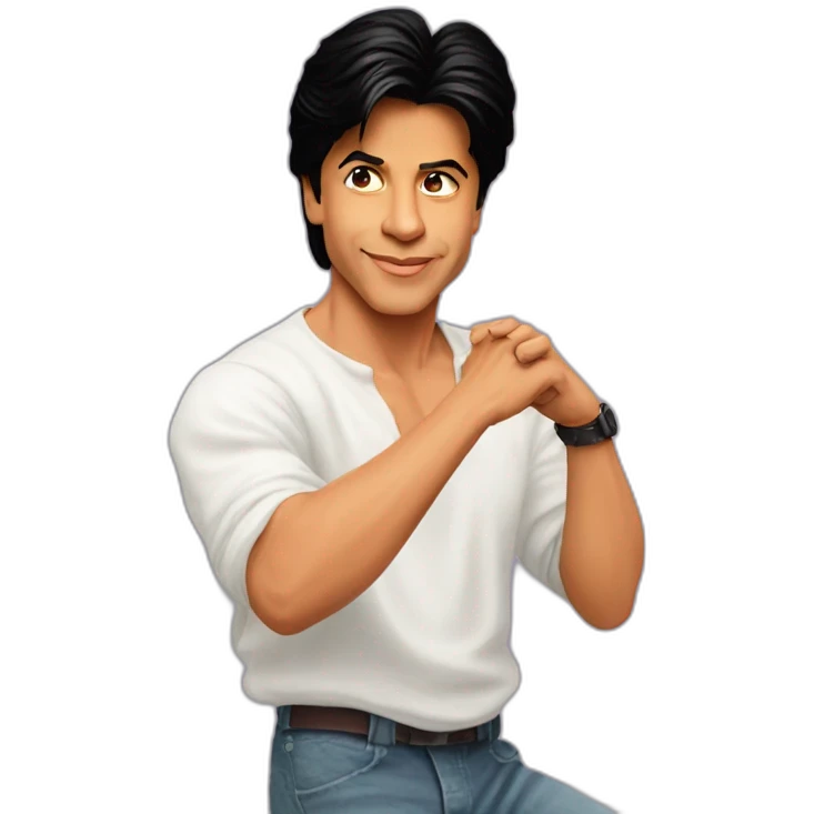 shahrukh khan ddlj pose emoji