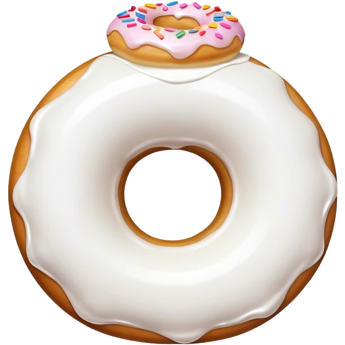 white donut vase emoji