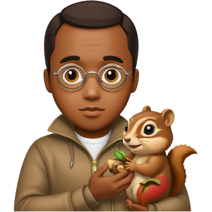 P Diddy hold a chipmunk emoji