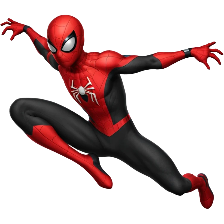 Black Spider man emoji