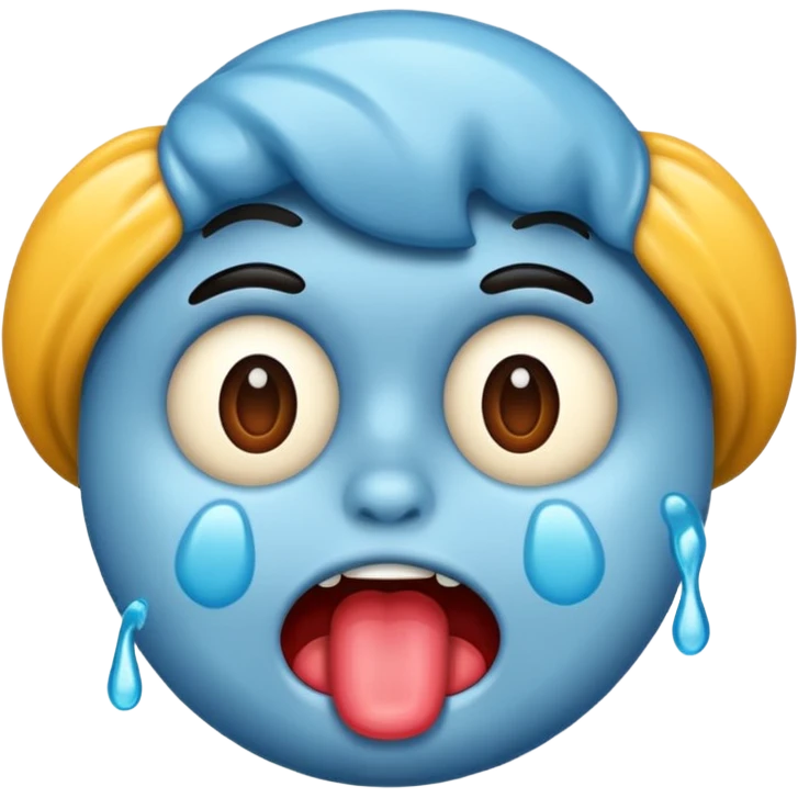 Drooling idiot emoji