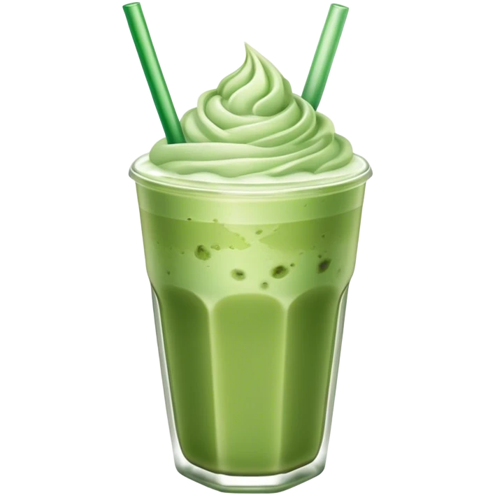 iced matcha latte emoji
