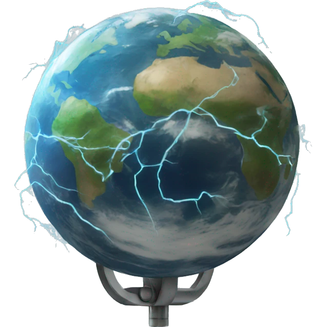 earth and electric emoji