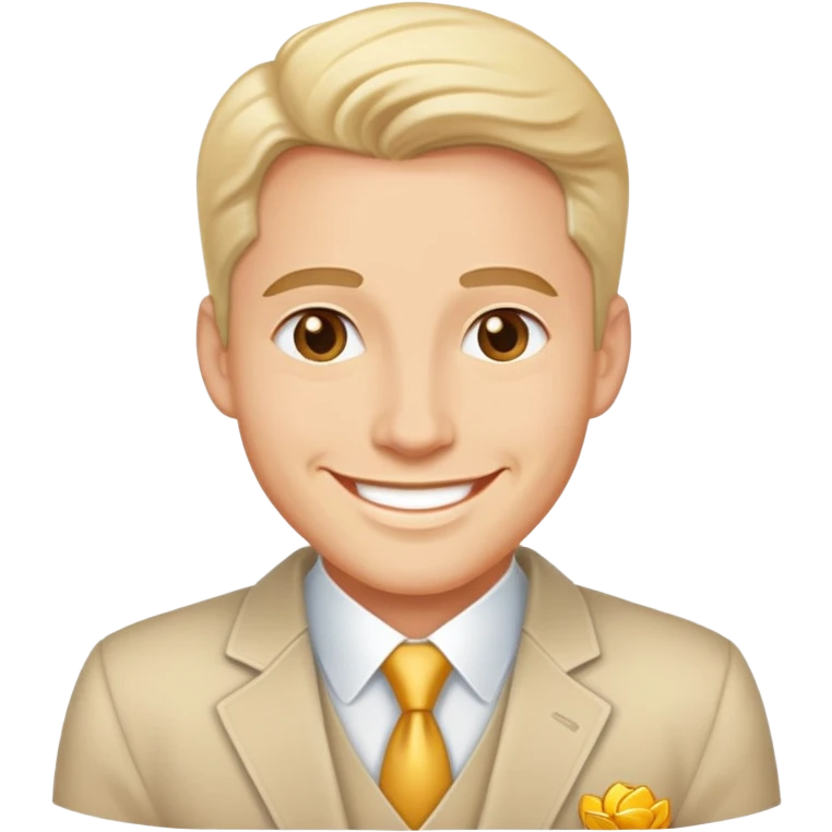 empoji con hombre supermillonario y muy feliz emoji
