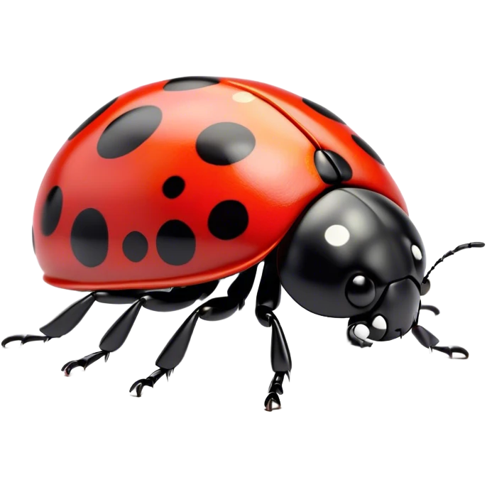 3d rainbow ladybug emoji