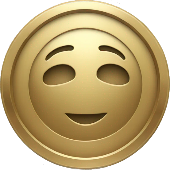 ton coin with handles and feet emoji