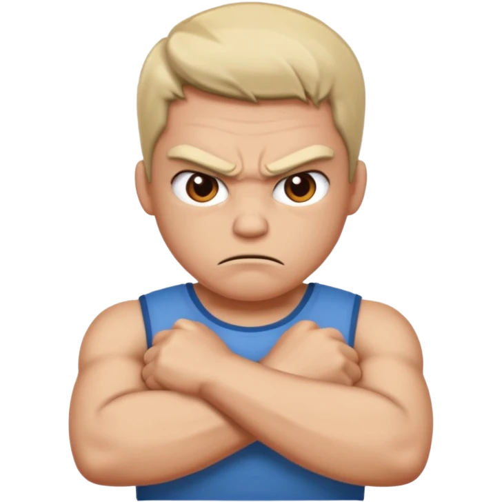 angry crossed arms emoji