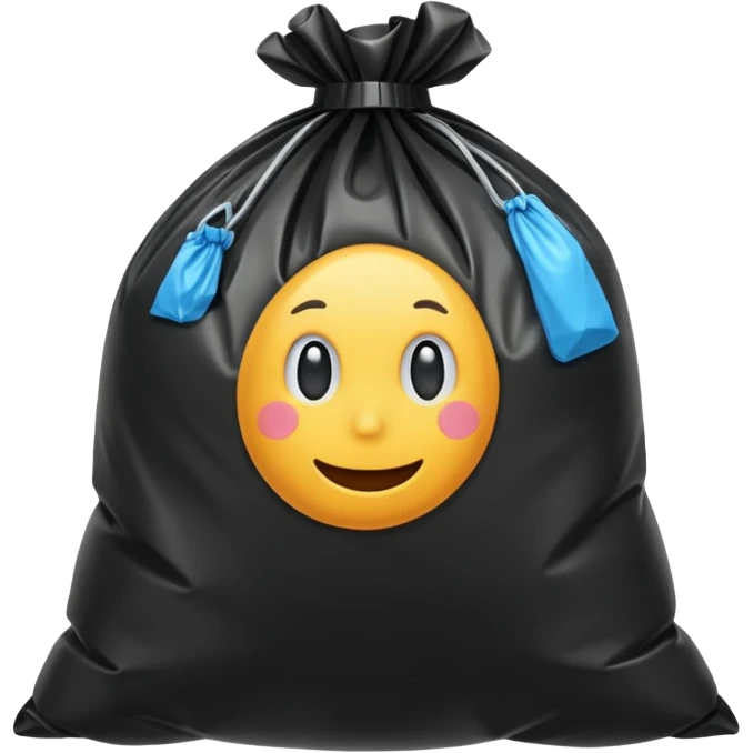 garbage bag emoji