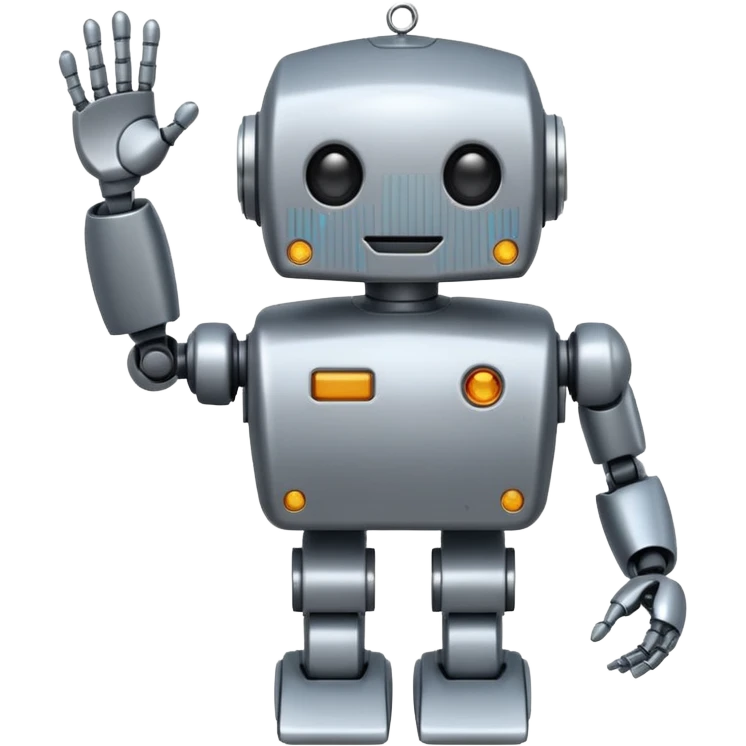 Crée-moi un robot sympathique emoji