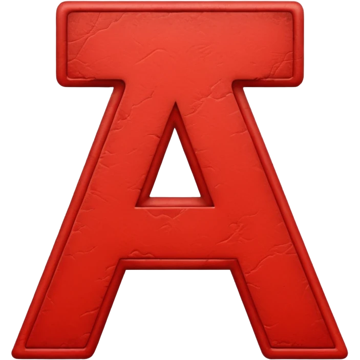 Letter A emoji