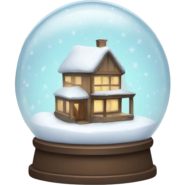 snow globe  emoji