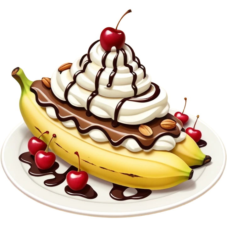 Banana split emoji