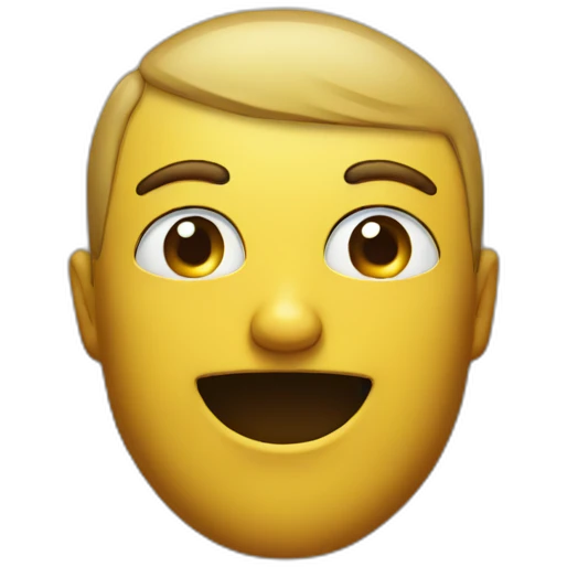 head on a wall emoji
