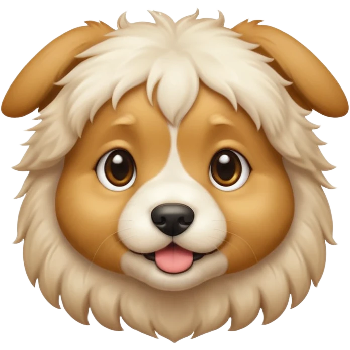 Cute puppy emoji