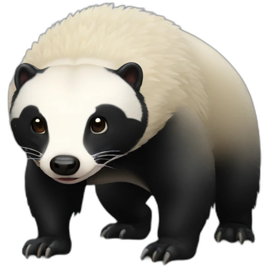 Fat honey badger emoji