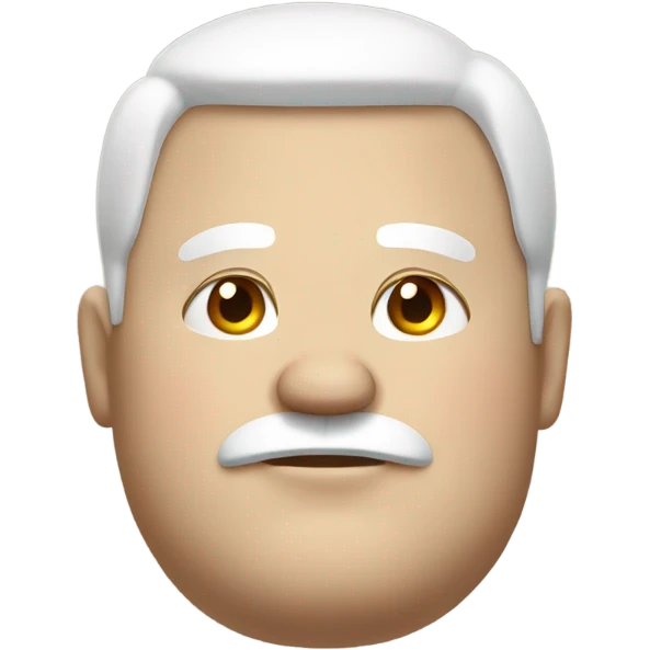 very fat white man emoji
