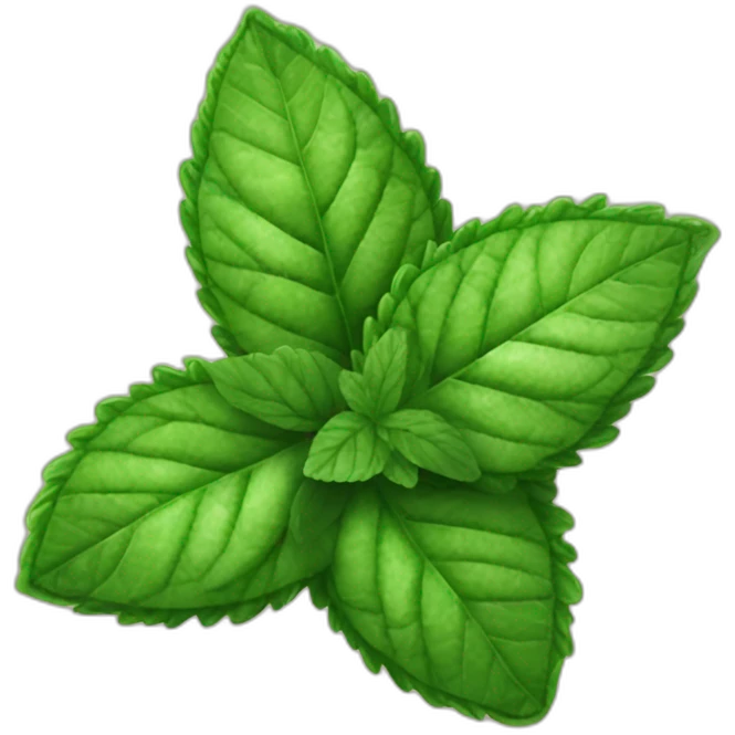 peppermint leaves emoji