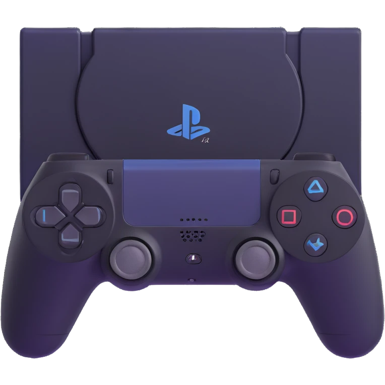 sleek and modern PlayStation 7 console emoji