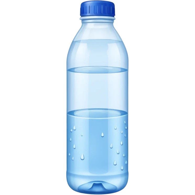 Make a bottle of water emoji