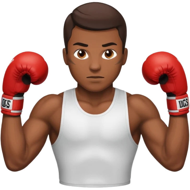athlete in boxing gloves emoji