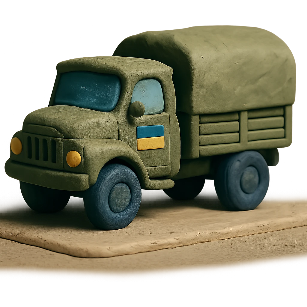 Ukrainian military transport emoji