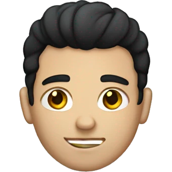 white boy with dark hair and full body with tattoos emoji