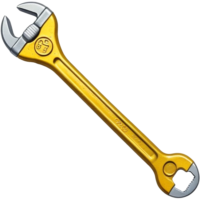 small yellow wrench emoji