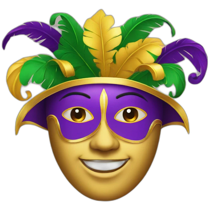 mardi gras emoji