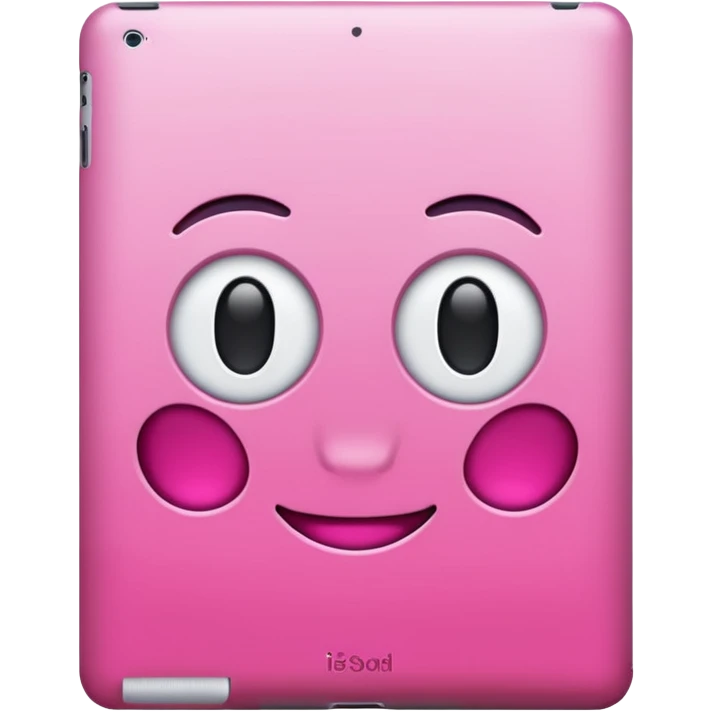 Pink iPad  emoji