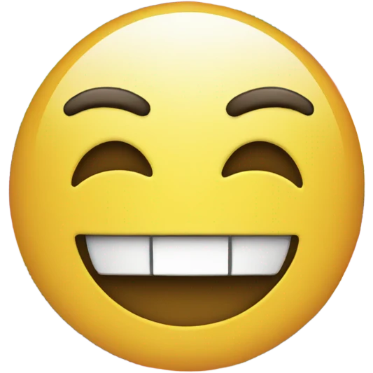Rainbow smiley face emoji