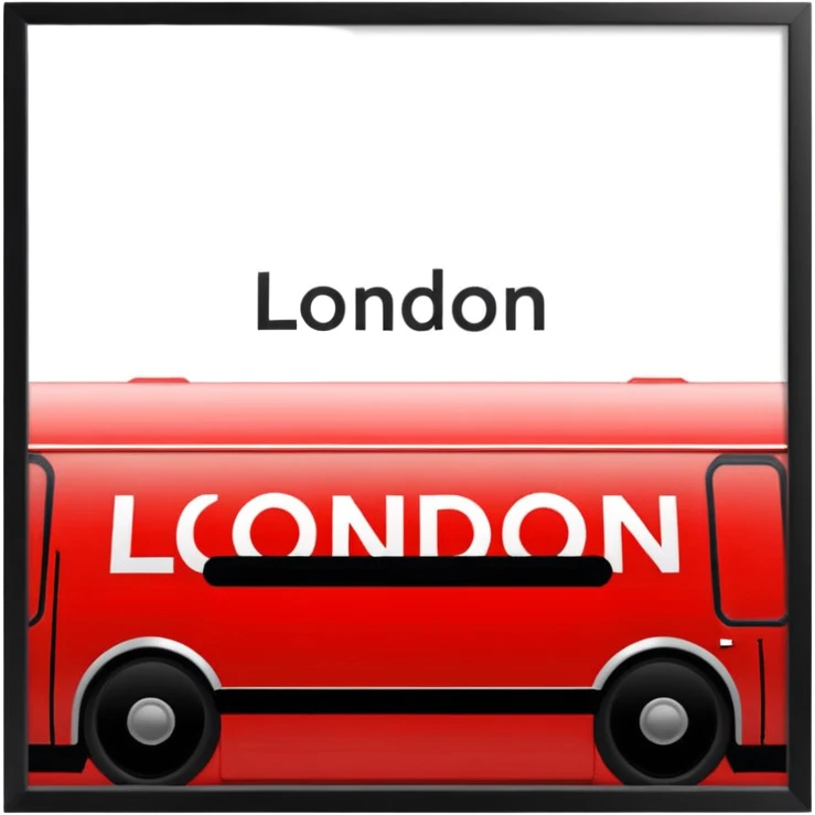 le mot "london" dans le logo du underground emoji