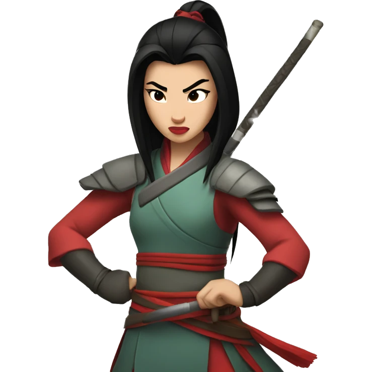 Badass Mulan  emoji