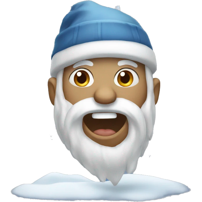 Snow emoji