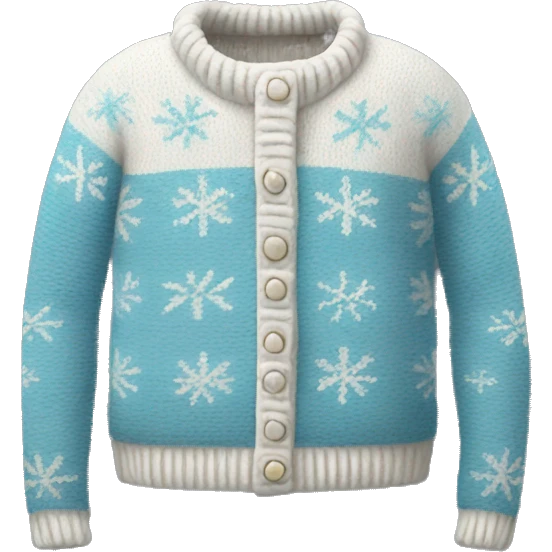 Winter sweater  emoji